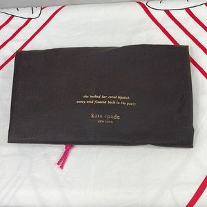 Kate Spade New York Brown Pink X-Large Dust Bag